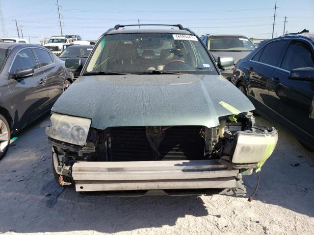 JF1SG67616H754459 - 2006 SUBARU FORESTER 2.5X LL BEAN GREEN photo 5