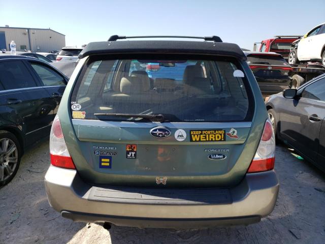 JF1SG67616H754459 - 2006 SUBARU FORESTER 2.5X LL BEAN GREEN photo 6