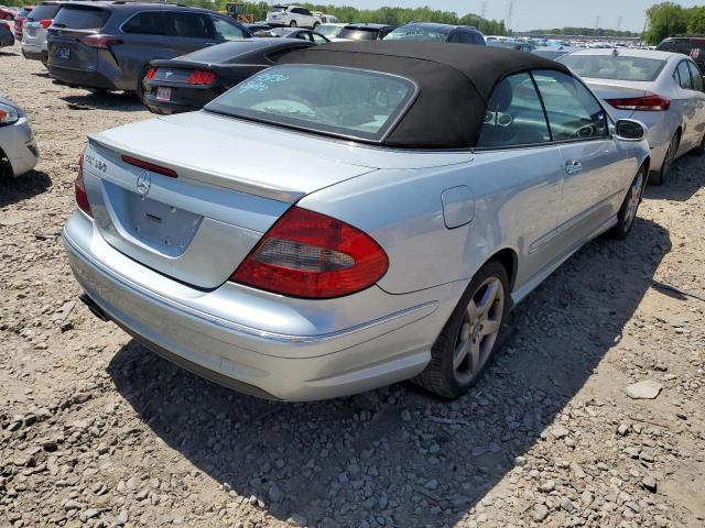 WDBTK72G57T078100 - 2007 MERCEDES-BENZ CLK 550 SILVER photo 3