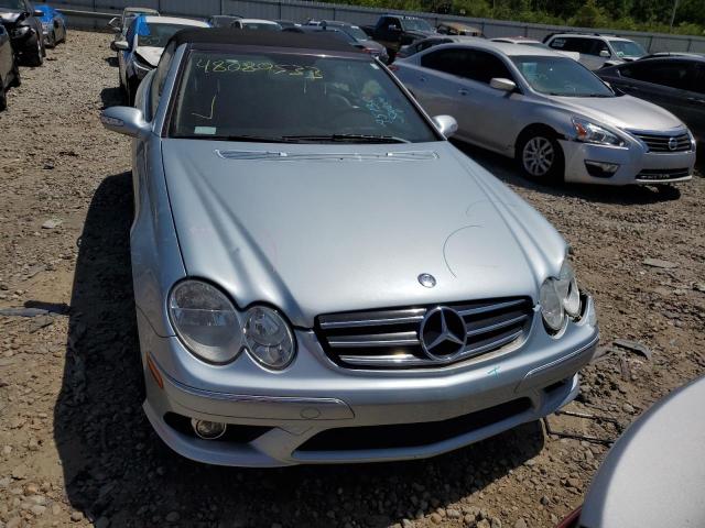 WDBTK72G57T078100 - 2007 MERCEDES-BENZ CLK 550 SILVER photo 5