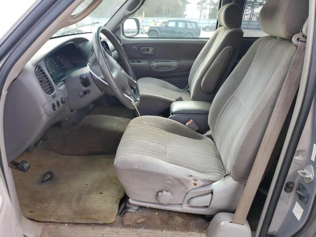 5TBRN34172S260286 - 2002 TOYOTA TUNDRA ACCESS CAB SR5 GRAY photo 7