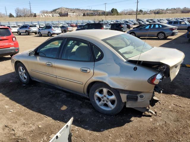 1FAHP53U61G136853 - 2001 FORD TAURUS SE BEIGE photo 2