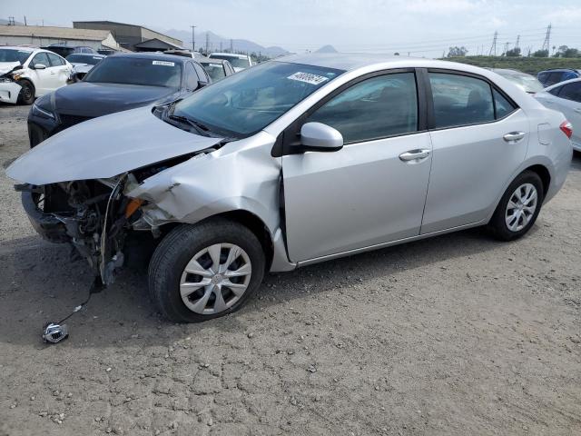 5YFBURHE3GP391372 - 2016 TOYOTA COROLLA L SILVER photo 1