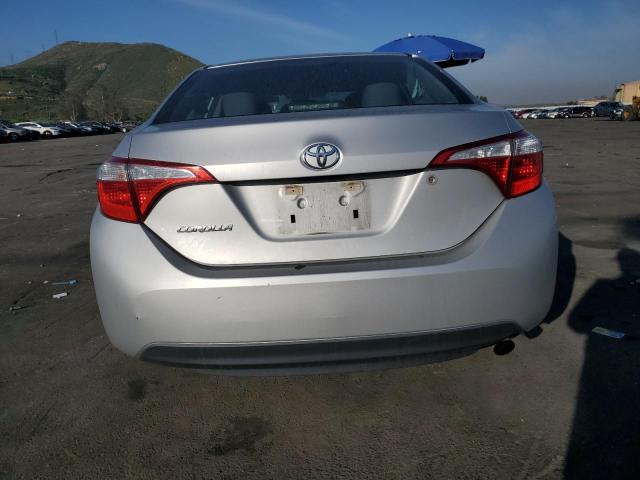 5YFBURHE3GP391372 - 2016 TOYOTA COROLLA L SILVER photo 6