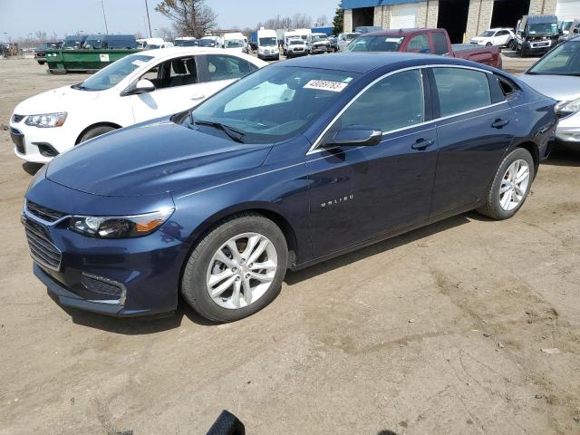 1G1ZD5ST2JF191119 - 2018 CHEVROLET MALIBU LT BLUE photo 1