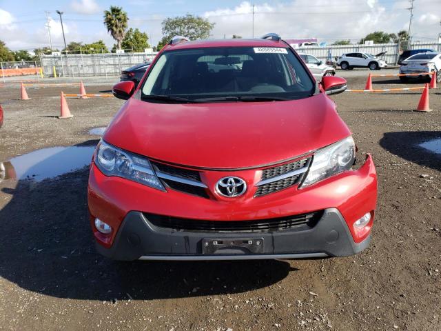 2T3WFREV7DW015548 - 2013 TOYOTA RAV4 XLE RED photo 5