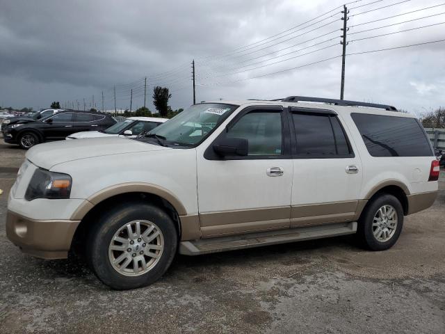 1FMJK1J52EEF44634 - 2014 FORD EXPEDITION EL XLT WHITE photo 1