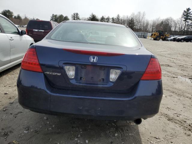 1HGCM56427A092971 - 2007 HONDA ACCORD LX BLUE photo 6