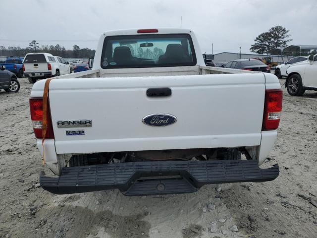 1FTYR10D06PA49393 - 2006 FORD RANGER WHITE photo 6