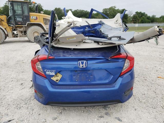 2HGFC2F74HH513553 - 2017 HONDA CIVIC EX BLUE photo 6