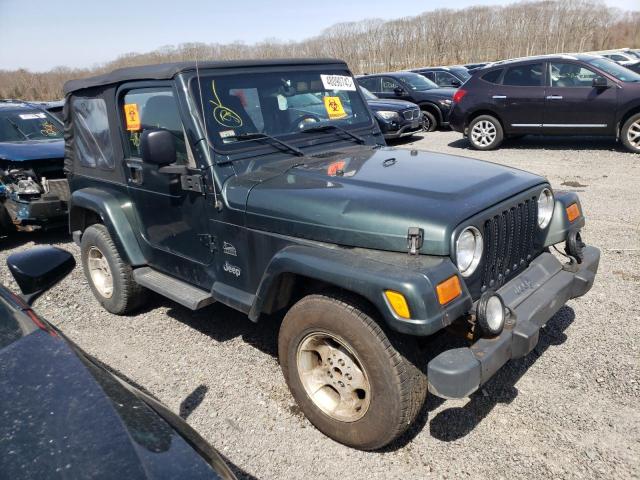 1J4FA59S53P305914 - 2003 JEEP WRANGLER / SAHARA GREEN photo 4