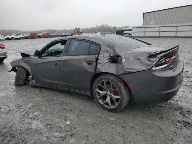 2C3CDXHG9FH827497 - 2015 DODGE CHARGER SXT GRAY photo 2