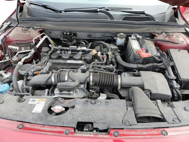 1HGCV1F14KA074394 - 2019 HONDA ACCORD LX RED photo 11