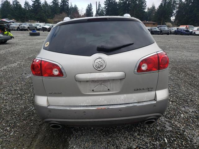 5GAER13778J100887 - 2008 BUICK ENCLAVE CX SILVER photo 6