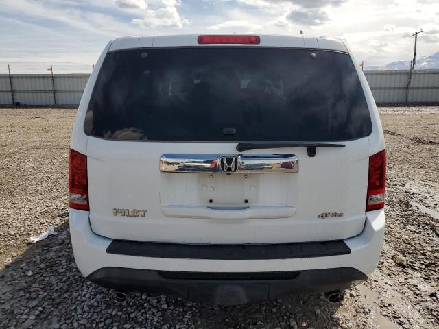 5FNYF4H69EB001514 - 2014 HONDA PILOT EXL WHITE photo 6