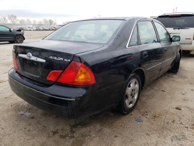 4T1BF28B03U281234 - 2003 TOYOTA AVALON XL BLACK photo 3