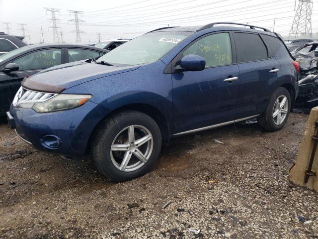 JN8AZ18W39W157402 - 2009 NISSAN MURANO S BLUE photo 1