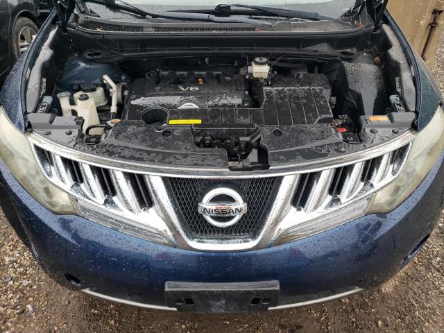 JN8AZ18W39W157402 - 2009 NISSAN MURANO S BLUE photo 11