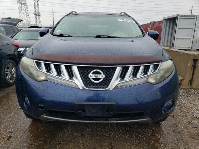 JN8AZ18W39W157402 - 2009 NISSAN MURANO S BLUE photo 5