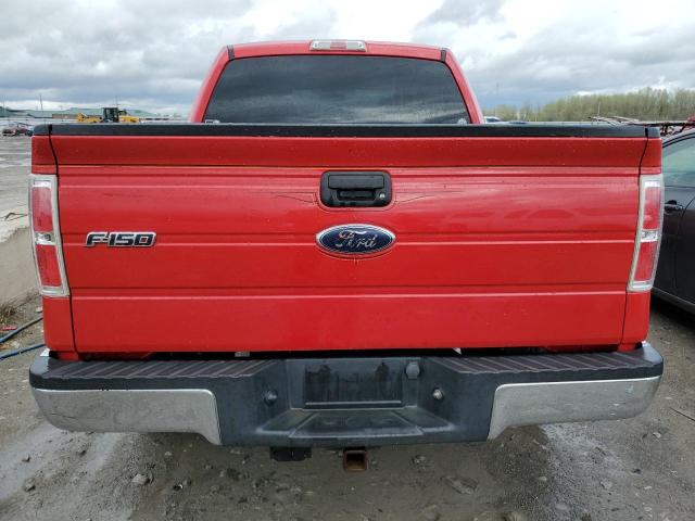 1FTEW1CW4AFB58611 - 2010 FORD F150 SUPERCREW RED photo 6