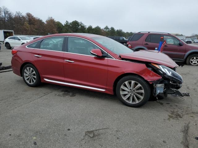 5NPE34AF6GH431849 - 2016 HYUNDAI SONATA SPORT RED photo 4