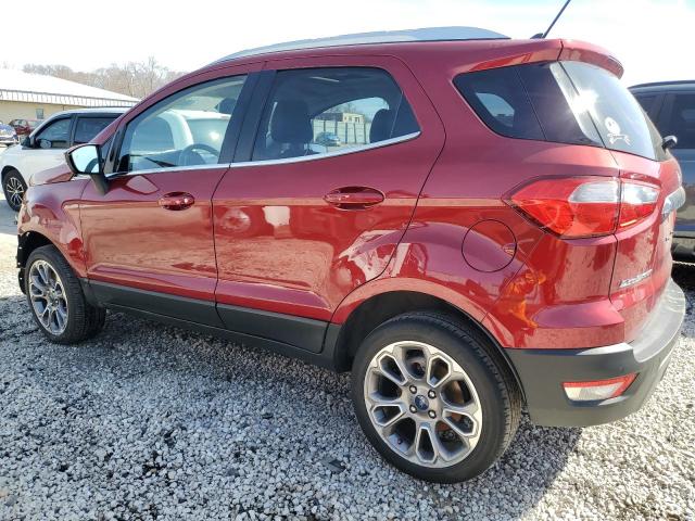 MAJ6P1WL8JC243722 - 2018 FORD ECOSPORT TITANIUM BURGUNDY photo 2