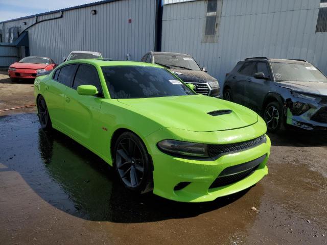 2C3CDXGJ1KH661807 - 2019 DODGE CHARGER SCAT PACK GREEN photo 4