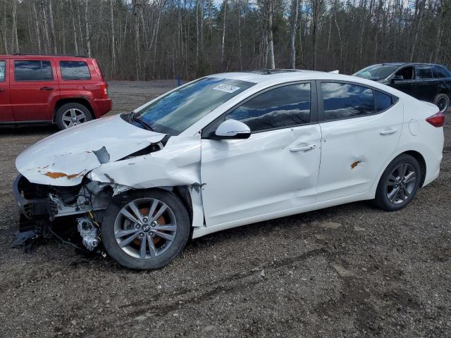 KMHD84LF7JU513477 - 2018 HYUNDAI ELANTRA SEL WHITE photo 1