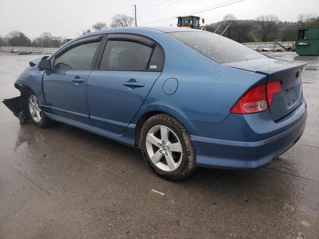 1HGFA15826L111878 - 2006 HONDA CIVIC EX BLUE photo 2