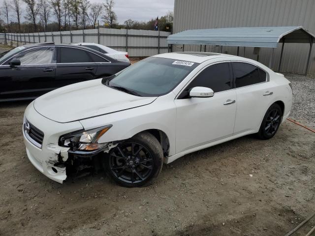 1N4AA5AP0EC473578 - 2014 NISSAN MAXIMA S WHITE photo 1