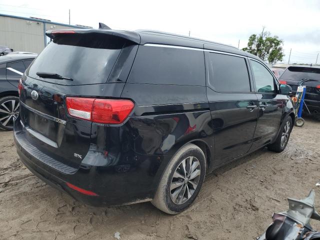 KNDMC5C10J6356604 - 2018 KIA SEDONA EX BLACK photo 3