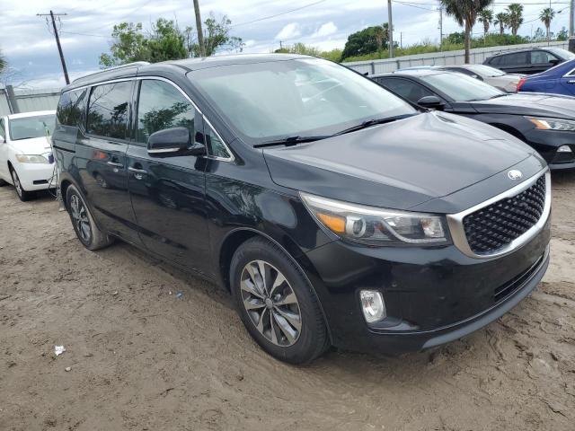 KNDMC5C10J6356604 - 2018 KIA SEDONA EX BLACK photo 4