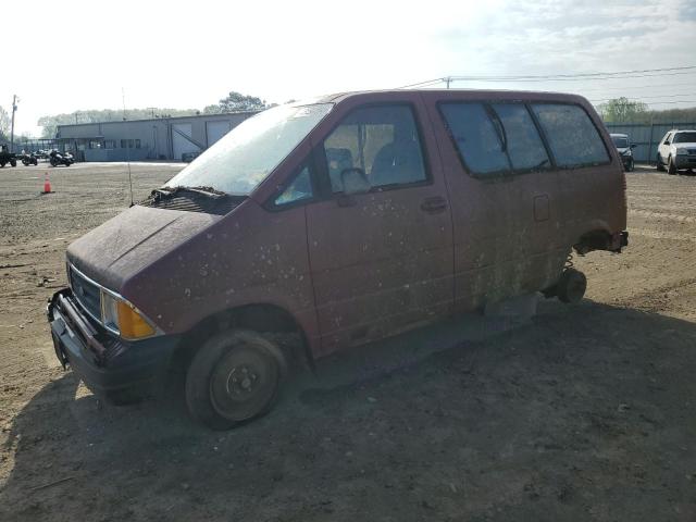 1FMCA11U7JZA44541 - 1988 FORD AEROSTAR RED photo 1