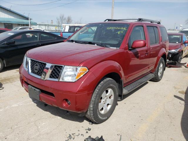 5N1AR18W67C623930 - 2007 NISSAN PATHFINDER LE Բորդո լուսանկար 1