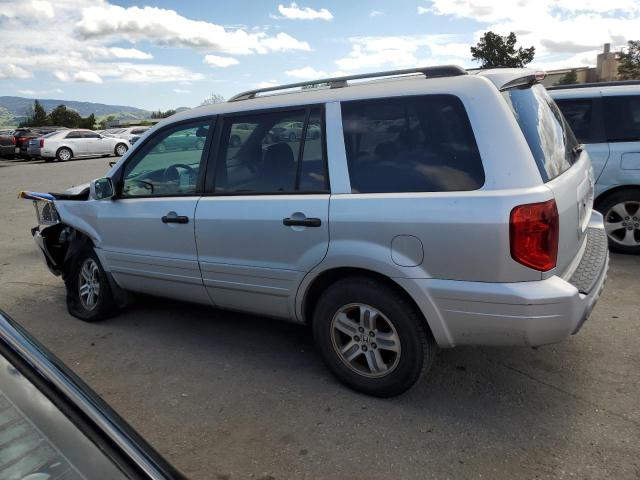 2HKYF18415H524847 - 2005 HONDA PILOT EX SILVER photo 2