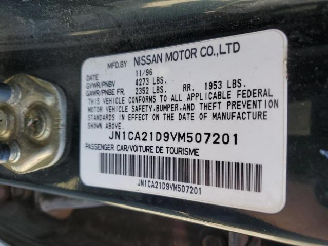 JN1CA21D9VM507201 - 1997 NISSAN MAXIMA GLE GREEN photo 12