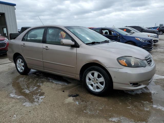 1NXBR32E13Z110895 - 2003 TOYOTA COROLLA CE TAN photo 4