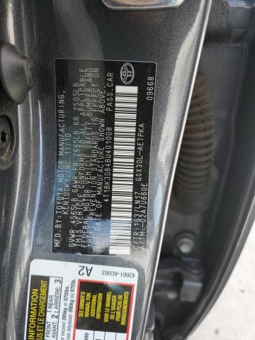 4T1BK3DB4BU401008 - 2011 TOYOTA AVALON BASE 石墨色 照片 12