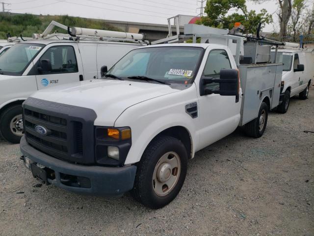 1FTWF30558EA26842 - 2008 FORD F350 SRW SUPER DUTY WHITE photo 1