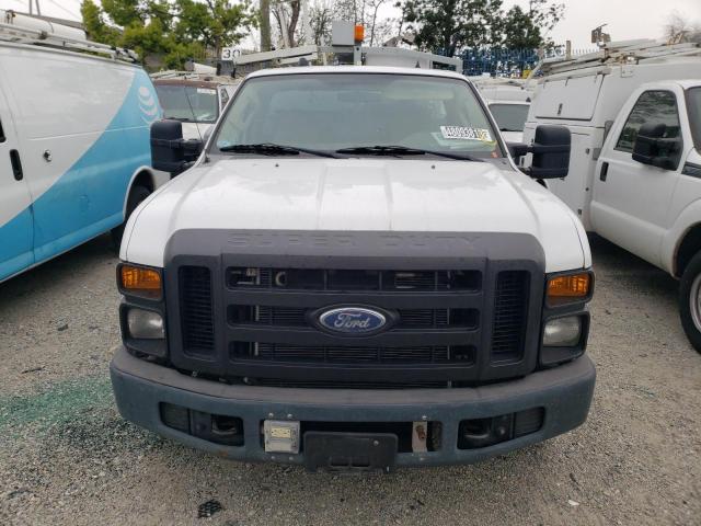 1FTWF30558EA26842 - 2008 FORD F350 SRW SUPER DUTY WHITE photo 5