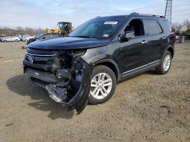 1FMHK8D89CGA97587 - 2012 FORD EXPLORER XLT BLACK photo 1