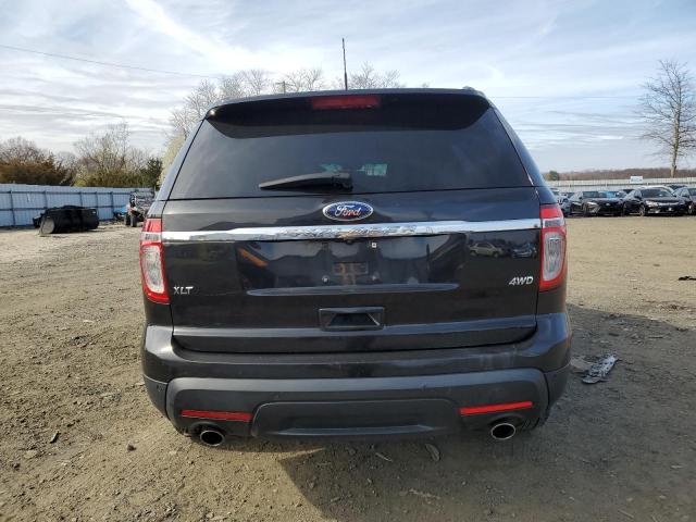 1FMHK8D89CGA97587 - 2012 FORD EXPLORER XLT BLACK photo 6