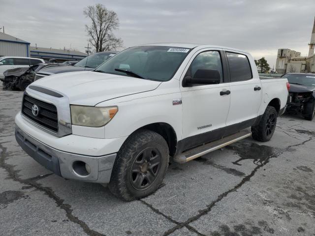 5TFEV54168X059645 - 2008 TOYOTA TUNDRA CREWMAX WHITE photo 1