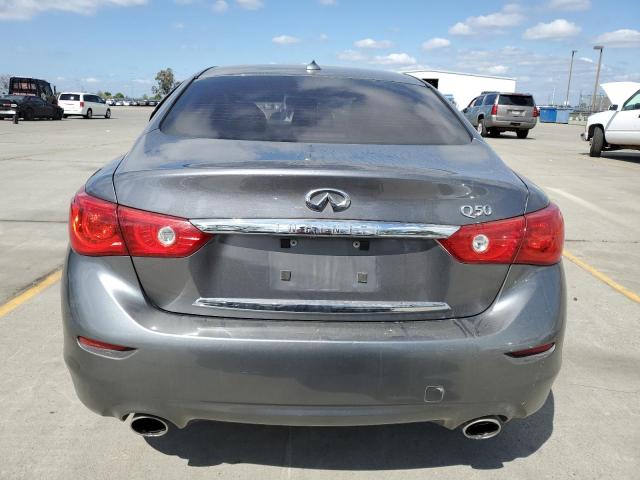 JN1BV7APXEM686291 - 2014 INFINITI Q50 BASE GRAY photo 6