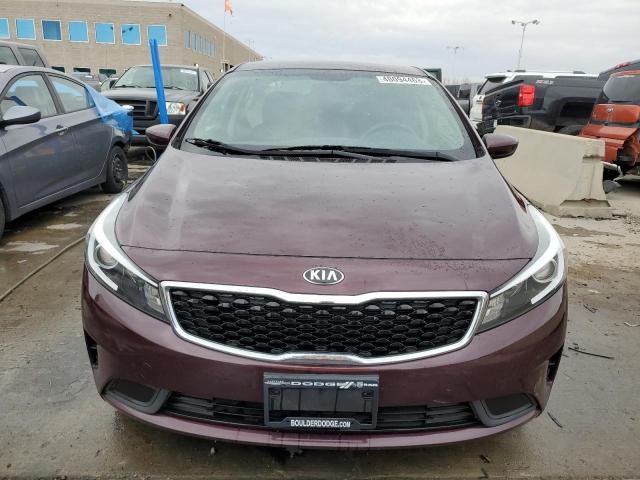 3KPFK4A78JE274367 - 2018 KIA FORTE LX MAROON photo 5