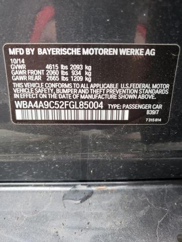 WBA4A9C52FGL85004 - 2015 BMW 428 I GRAN COUPE SULEV GRAY photo 12
