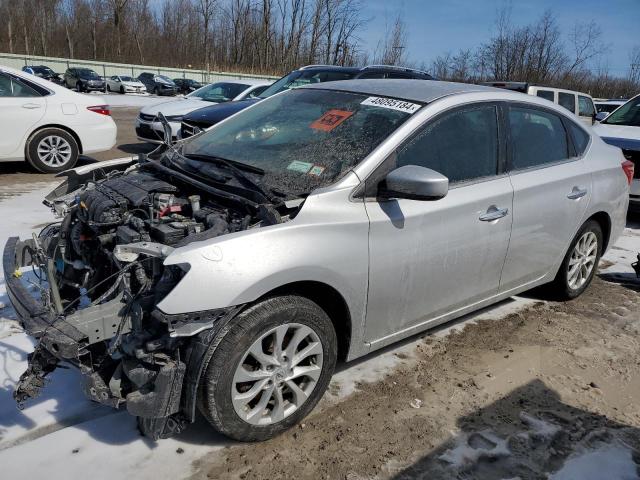 3N1AB7AP5KY379298 - 2019 NISSAN SENTRA S SILVER photo 1