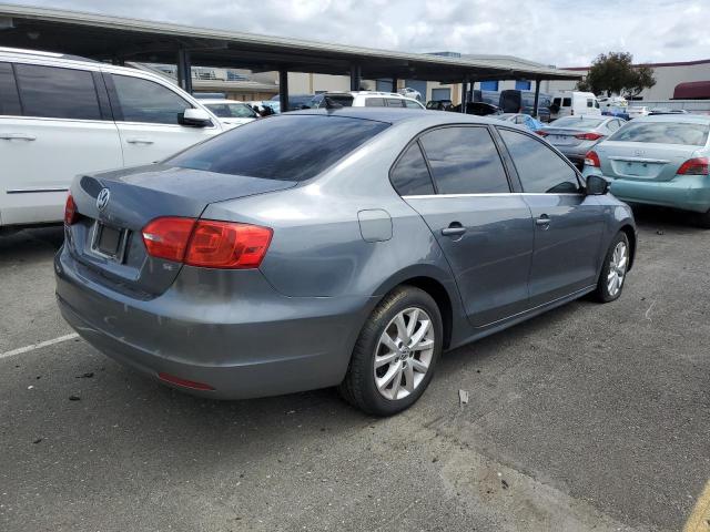 3VWD17AJXEM352454 - 2014 VOLKSWAGEN JETTA SE GRAY photo 3