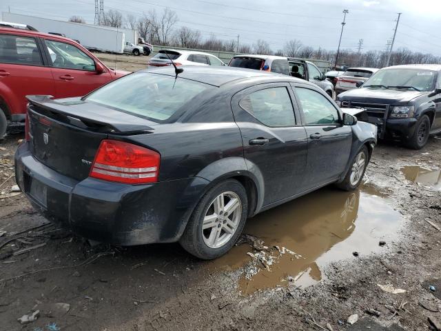 1B3LC56K78N238535 - 2008 DODGE AVENGER SXT BLACK photo 3