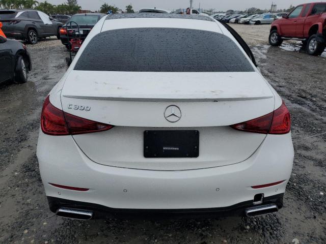 W1KAF4GB0PR109250 - 2023 MERCEDES-BENZ C 300 WHITE photo 6